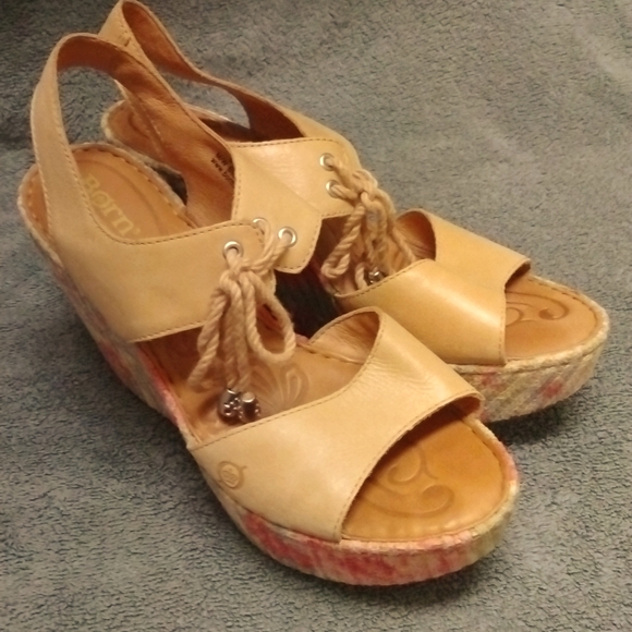 Born Shoes Born High Heel Platform Wedge Sandal Poshmark